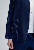 CLOVER Architectural denim muslin jacket
