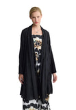 VIVELLE Shawl collar open-front duster