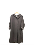 Asymmetric Lightweight Zip Ip Long Coat