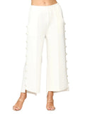 Farrah French Scuba Pearl Long Pant
