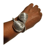 Spiral cuff bracelet
