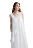 BRIELLE Artistic muslin dress