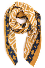Load image into Gallery viewer, Chain Print Pattern Scarf