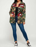 Long Sleeve Camouflage Jacket