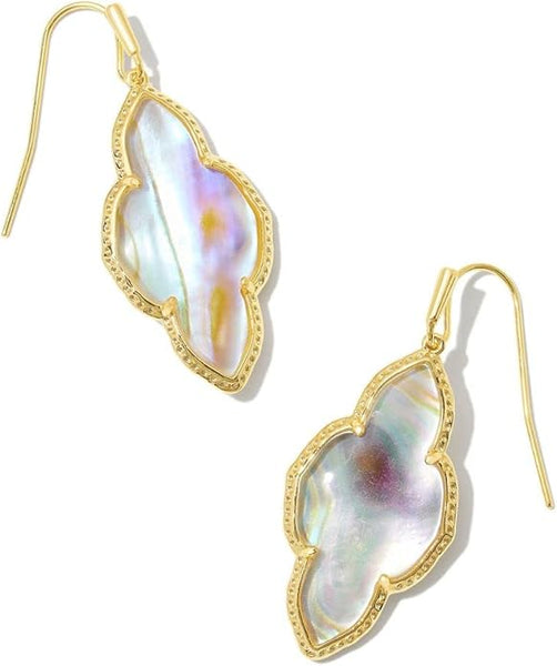 ABBIE PAVE FRAME DROP EARRINGS
