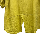 Linen Button Down Blouse -women