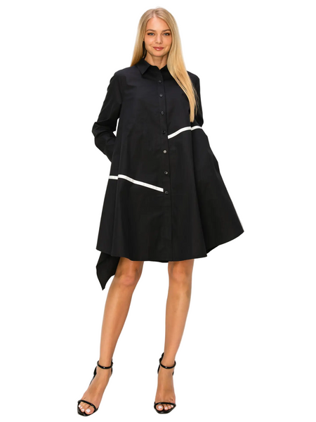 Cotton Poplin Tunic Dress