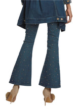 Load image into Gallery viewer, Denim With Rhinestones and Studs