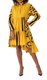 Dress with Letter Print