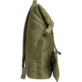 Wave Quilted Puffer Nylon 18 Inch Square Buckle Workbook Backpack