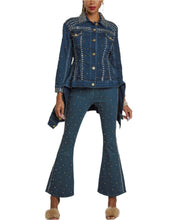 Load image into Gallery viewer, Denim With Rhinestones and Studs