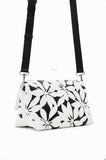 Midsize floral crossbody bag women