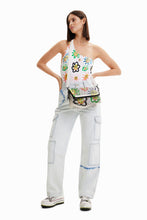 Load image into Gallery viewer, Midsize die-cut suns crossbody bag women
