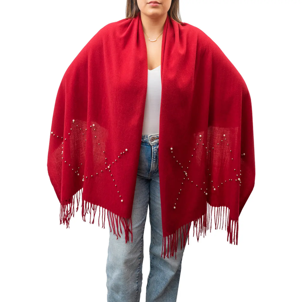 Pearls Embellished Shawl