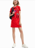 Desigual Arty Face T-Shirt Dress