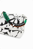 Midsize floral crossbody bag women