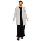 Cozy Pocket Cardigan with Pearls Curve
