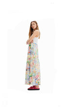 Load image into Gallery viewer, Long Dress with 2 piece effect sleeveless women