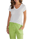 Lime pants in 100% Italian Linen