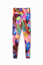 Load image into Gallery viewer, Floral stretch leggings women