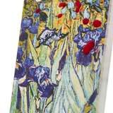 Flat Handmade Candle - Van Gogh Irises Fine Art Painting