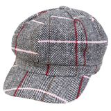 Line Pattern Newsboy Cabby Cap