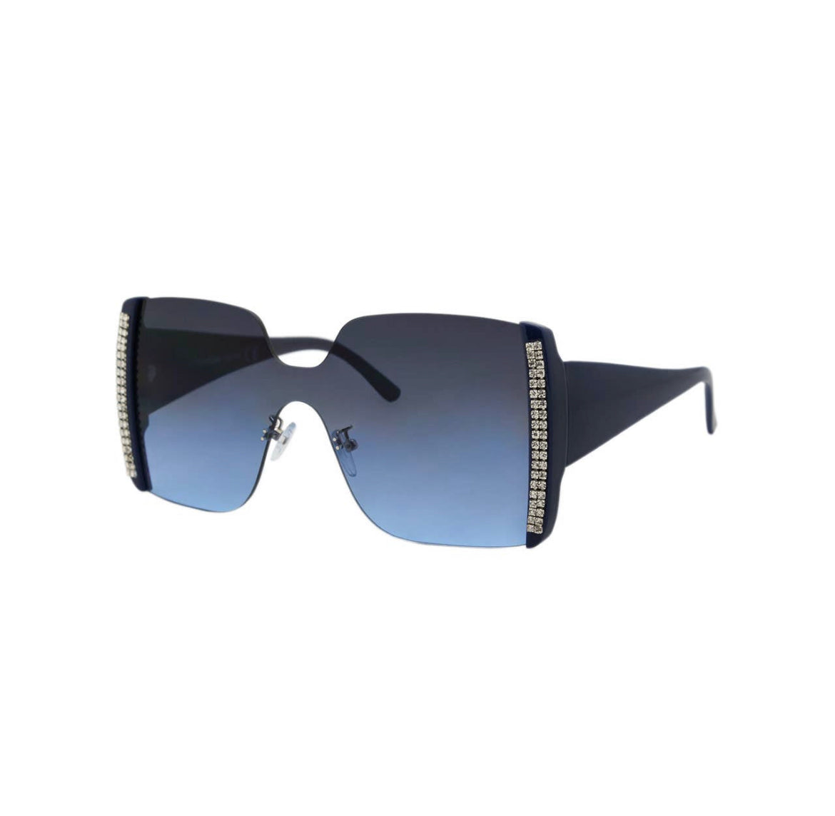 Oversized Rhinestones Eye Sunglasses women