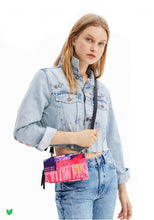 Load image into Gallery viewer, Small collage crossbody bag women