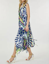 Load image into Gallery viewer, Multi Print Unbalanced Maxi Dress