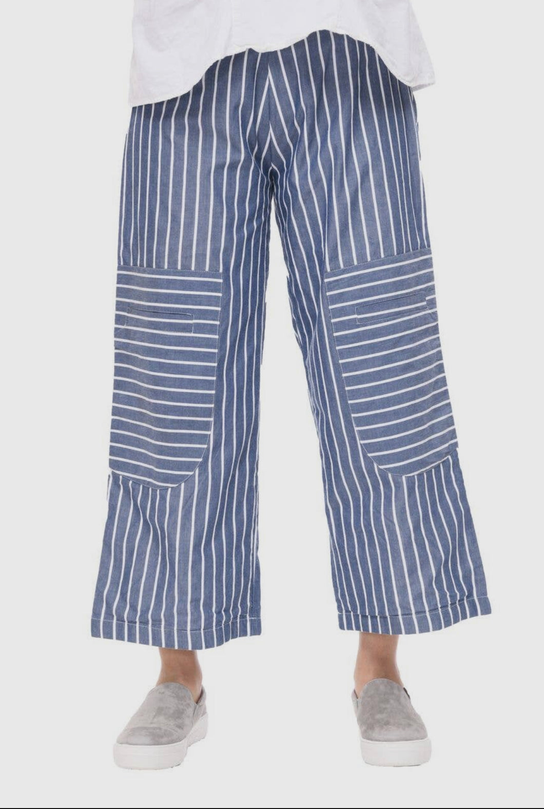 Big Pockets Pants in Nantucket Stripes