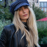 Patterned Newsboy Cabby Hat