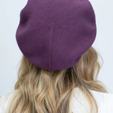 Knit Solid Beret