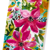 Flat Handmade Candle - All Over Pink Flowers & Greenery