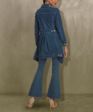 Load image into Gallery viewer, Denim With Rhinestones and Studs