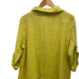 Linen Button Down Blouse -women