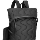 Wave Quilted Puffer Nylon 18 Inch Square Buckle Workbook Backpack