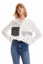 Load image into Gallery viewer, Patchwork and flower shirt- Women