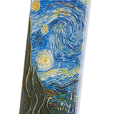 Hand-Painted 6" Flat Candle – Van Gogh’S Starry Night