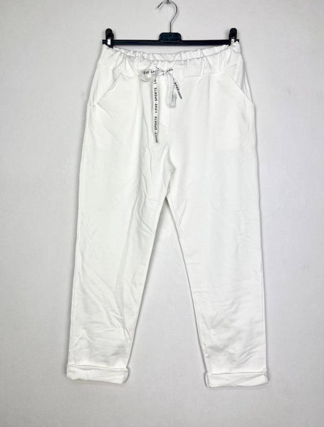 Casual Pants with Laces