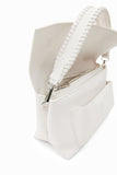 Midsize half logo crossbody bag women