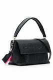 Midsize half logo crossbody bag women