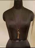 Braided Leather Necklace / Choker eco friendly