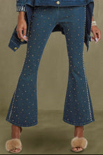 Load image into Gallery viewer, Denim With Rhinestones and Studs