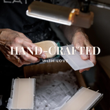 Hand-Painted 6" Flat Candle – Van Gogh’S Starry Night