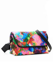 Load image into Gallery viewer, Midsize floral crossbody bag women