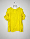 Cotton Blouse Solid Color w/Necklace