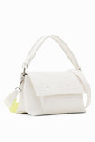 Midsize half logo crossbody bag women