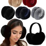 Fluffy Faux Fur Foldable Winter Earmuffs