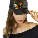 Patent Camo Print Acrylic Brim