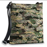 Camo Print Rhinestones Crossbody Sling